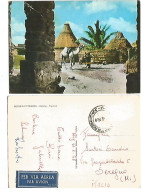 Somalia Frantoio Mill In Danane Stampless Pcard 31aug1958 - Somalië