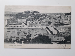 Torquay From Vann Hill " Here Lives Rudolf Steiner" - Torquay