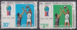 F-EX47637 PHILIPPINES MNH 1978 SPORT BASKETBALL WORLD CHAMPIONSHIP.  - Basketball