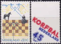 F-EX48285 NEDERLAND HOLLAND MNH 1978 SPORT CHESS AJEDREZ KORFBALL.  - Scacchi