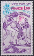 F-EX48290 FRANCE MNH 1978 SPORT CYCLING BICYCLE SKI SWIMMING.  - Ski