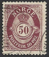 Norwegen, 1909, Mi.-Nr. 87, Gestempelt - Gebraucht