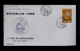 Sp10438B ESTADO DA INDIA 1958 Bruxelles Universal Expo Atomos Fdc Portugal (VERY SCARCE - 1935 – Brussels (Belgium)