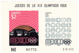 Bloc-feuillet Mexique J.O. De 1968 - Sommer 1968: Mexico