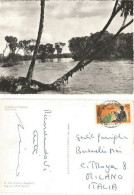 Somalia Daua Parma View Of The River B/w Pcard 18aug1961 X Italy With Regular Issue S0.75 Solo - Somalië