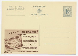 Publibel - Postal Stationery Belgium 1957 Roman Ceramist - Gaume - Museum - Arqueología