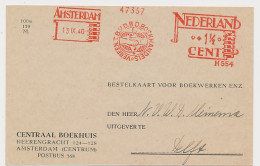 Meter Card Netherlands 1940 Shaking Hands - Bookhouse - Other & Unclassified