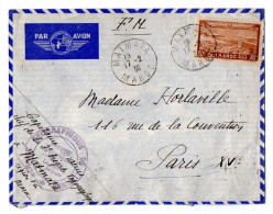 TB 4723 - 1939 - LSC - Lettre En Franchise Militaire - Service Géographique De L'Armée - MATMATA ( Maroc ) Pour PARIS - Lettres & Documents