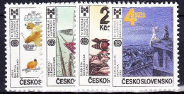 ** Tchécoslovaquie 1987 Mi 2921-4 (Yv 2732-5), (MNH)** - Nuevos