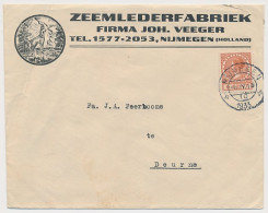 Firma Envelop Nijmegen 1933 - Zeemlederfabriek - Steenbok / Geit - Unclassified