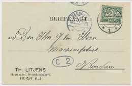 Firma Briefkaart Horst 1912 - Houthandel - Stoomhoutzagerij - Unclassified
