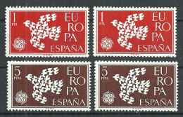 SPAIN 1961 , Mint Stamps MNH (**) Europa Cept - 1961