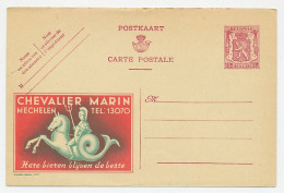 Publibel - Postal Stationery Belgium 1946 Horsefish - Chevalier Marin - Beer - Mythology