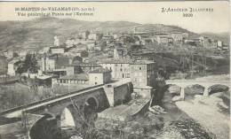 ARDECHE, St Martin De Valamas, Vue Générale Et Pont Sur L'Eyrieux - Saint Martin De Valamas