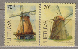 LITHUANIA 1999 Windmill MNH(**) Mi 696-697 # Lt702 - Molinos