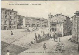 ARDECHE, St Martin De Valamas, La Grande Place, Animée - Saint Martin De Valamas