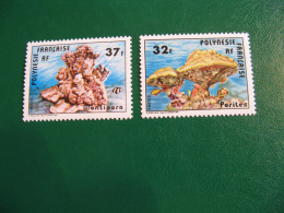 P0LYNESIE YVERT POSTE ORDINAIRE N° 130/131 TIMBRES NEUFS ** LUXE - MNH - SERIE COMPLETE - COTE 6,15 EUROS - Ongebruikt