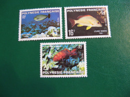 P0LYNESIE YVERT POSTE ORDINAIRE N° 160/162 TIMBRES NEUFS ** LUXE - MNH - SERIE COMPLETE - COTE 4,70 EUROS - Neufs