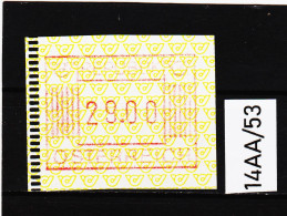 14AA/53  ÖSTERREICH 1983 AUTOMATENMARKEN 1. AUSGABE  29,00 SCHILLING   ** Postfrisch - Automatenmarken [ATM]