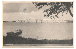 Postcard Denmark Mønsbroen Bridge Queen Alexandrine’s Bridge Posted 1950 - Ponts