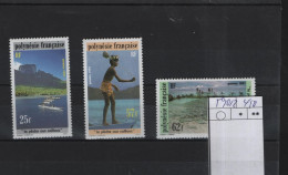 Französisch Polynesien Michel Cat.No. Mnh/**  590/592 - Unused Stamps