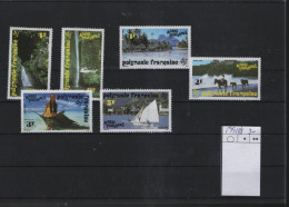 Französisch Polynesien Michel Cat.No. Mnh/**  599/604 - Ongebruikt