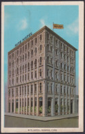 POS-1861 CUBA POSTCARD CIRCA 1950 HAVANA HOTEL BRISTOL.   - Kuba