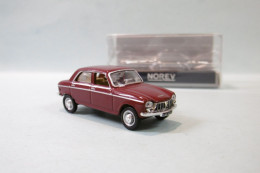 Norev - PEUGEOT 204 1966 Bordeaux Rouge Réf. 472417 Neuf NBO HO 1/87 - Baanvoertuigen