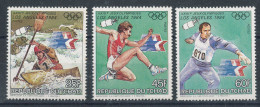 **Tchad N°416,417 Et 419** Jeux Olympiques De Los Angelès - Ciad (1960-...)