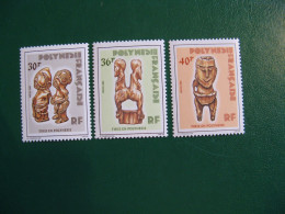 P0LYNESIE YVERT POSTE ORDINAIRE N° 227/229 TIMBRES NEUFS ** LUXE - MNH - SERIE COMPLETE - COTE 3,40 EUROS - Neufs