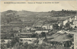 ARDECHE, St Martin De Valamas, Usine De Tissage Et Quartier Du Cadet, Carte Pas Courante - Saint Martin De Valamas