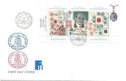 Finland   1988  Stamp Exhibition FINLANDIA '88, Agathon Fabergé, Russian Goldsmith, Jeweler And Philatelit  Mi 1050 FDC - Lettres & Documents