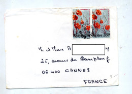 Lettre  Cachet Sur Fleur - Kenya (1963-...)