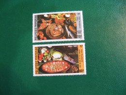 P0LYNESIE YVERT POSTE ORDINAIRE N° 261/262 TIMBRES NEUFS ** LUXE - MNH - SERIE COMPLETE - COTE 5,90 EUROS - Unused Stamps