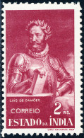 Portuguese India - 1948 - Historical Portraits - Luís De Camões - MNH - India Portoghese