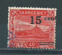 Saar MiNr. 73 Aufdruck   (sab25) - Oblitérés