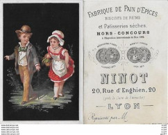 CHROMOS. Fabrique De Pain D'Epices "Ninot"  (Lyon)  Couple En Promenade...S3419 - Autres & Non Classés