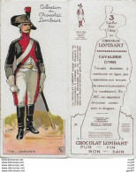 CHROMOS. Chocolat LOMBART.  Cavalerie...S3341 MILITARIA - Lombart