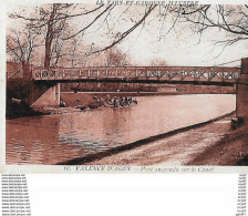 CPA (82)  VALENCE D'AGEN.  Pont Suspendu Sur Le Canal, Lavandières. ..I 236 - Valence