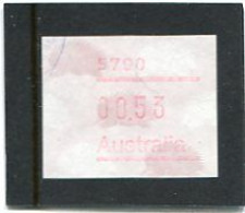 AUSTRALIA - 1987  53c  FRAMA ECHIDNA   POSTCODE  5790 (DARWIN)  FINE USED - Automatenmarken [ATM]