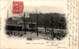 Miribel La Gare Station Les Usines Usine Factory Fabbrica Ain 01700 Cpa Voyagée TB.Etat - Zonder Classificatie