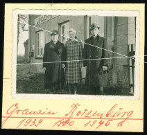 Orig. Foto 30er Jahre Granzin Bei Boizenburg Mecklenburg Vorpommern Menschen Vor Gasthof Linden - Krug, Lindenkrug - Boizenburg