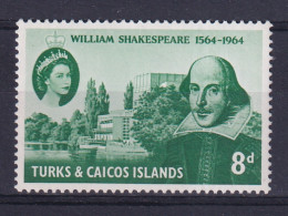 Turks & Caicos Is: 1964   Shakespeare     MNH - Turks- En Caicoseilanden