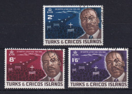 Turks & Caicos Is: 1968   Martin Luther King Commemoration     Used - Turks And Caicos