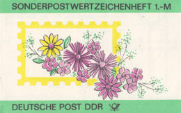 DDR  Markenheftchen SMHD 30, Gestempelt, Mit 10x 3015 Pferdebahn, Blumen 1986 - Carnets