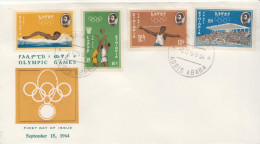 Ethiopia FDC - Zomer 1964: Tokyo