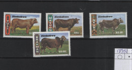 Zimbabwe Michel Cat.No. Mnh/**  589/592 - Zimbabwe (1980-...)