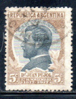 ARGENTINA 1918 JUAN GREGORIO PUJOL 5c USED USADO OBLITERE' - Usados