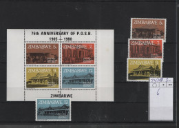 Zimbabwe Michel Cat.No. Mnh/**  247/250 + Sheet 6 - Zimbabwe (1980-...)