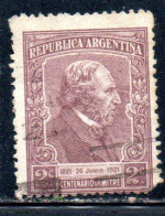 ARGENTINA 1921 BARTOLOME MITRE 2c USED USADO OBLITERE' - Gebraucht